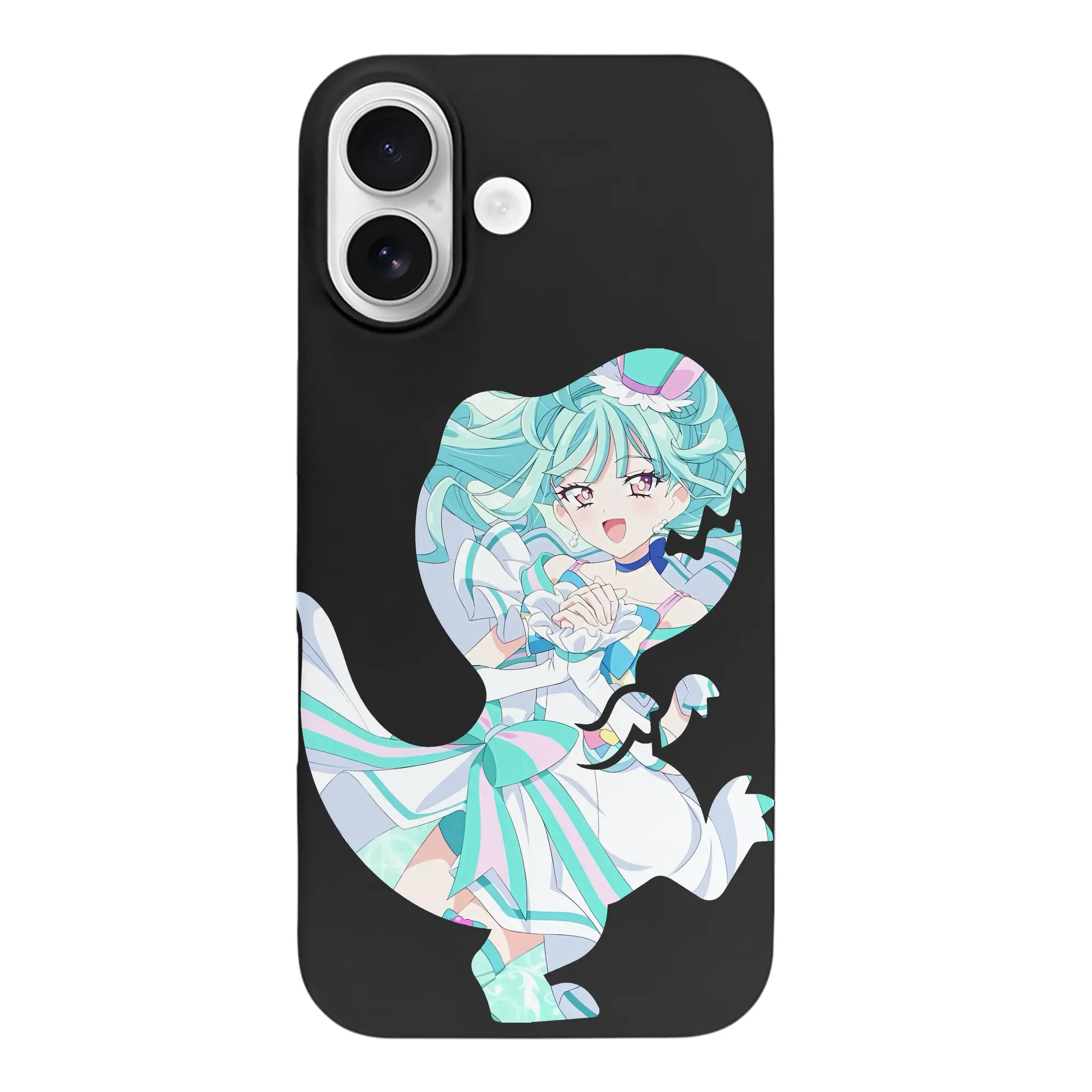 わんだふるぷりきゅあ グッズ 猫屋敷まゆ - iPhone 17 シリーズ シリコンケース 薄型 耐衝撃 指紋防止 ソフトタッチカバー 精密フィット 傷防止 保護ケース iPhone 17/17 Air/17 Pro/17 Pro Max 対応